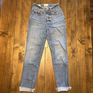 Universal Thread Womens High Rise Size 00R 90's Slim Straight Jeans Button Fly